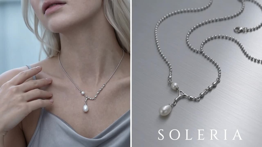 [s10] Silver Ball-Chain Necklace