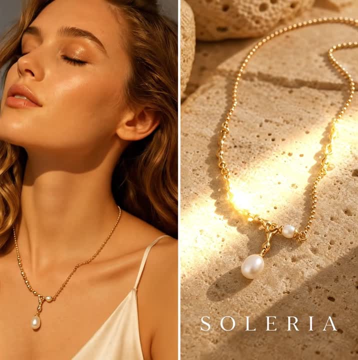 [s11] Gold Ball-Chain Necklace